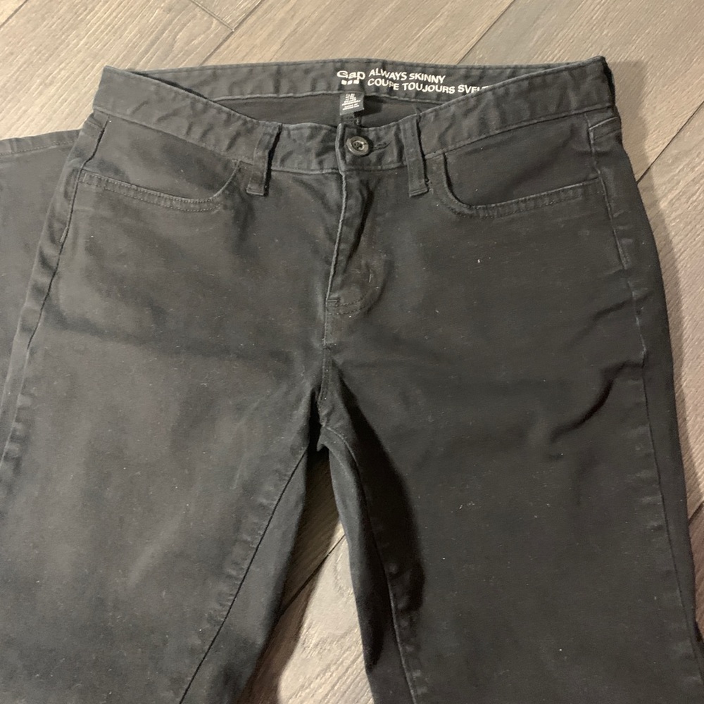 Gap always skinny black jeans